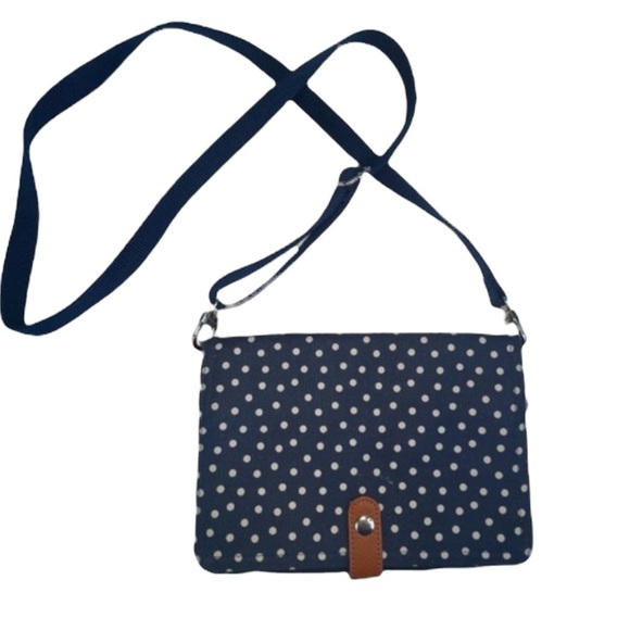 Thirty One Organizer Crossbody Polka Dot Purse - Picture 1 of 12